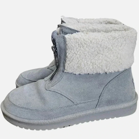 Kookaburra by Ugg Lytta Wild Dove Gray Ankle Boots Size 7 - Picture 9 of 10